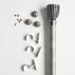 베라 커튼봉 35mm 앤틱실버/화이트골드 (8자,12자,16자)