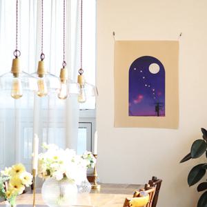 별의 연주 패브릭 포스터 / 가리개 커튼 50x70 cm