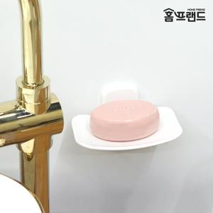 접착식 화이트 블랙 벽걸이 비누걸이