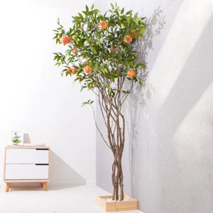 복숭아나무 조화나무 인조나무 과일나무 3sizes 인테리어 조경 장식