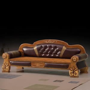 미리내 황토 싱글 카우치(황토볼보료)