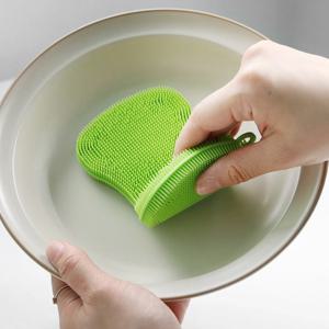 실리콘 땅콩 수세미 브러쉬