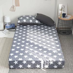 빈티지 감성 디자인 라인즈 스타 매트리스커버 (S,SS,Q) 3colors