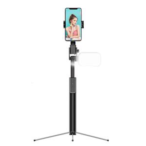 [해외] 블루투스 무선 다기능 LED 촬영조명 리모컨 셀카봉