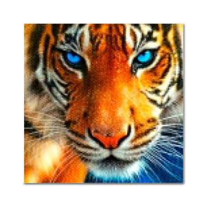 DIY 보석십자수 - 호랑이 BE10 (25x25)