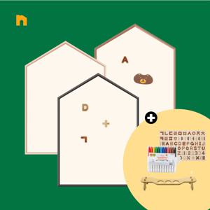 세트 릴리후스 원톤 유아 자석 칠판 화이트보드 국민육아템