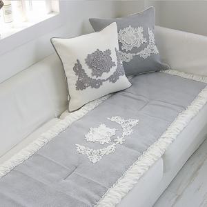 리치 레이스 인견 3인용/4인용 쇼파패드 2size 2colors