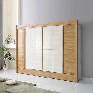 A101 하이그로시 내추럴화이트 10자 옷장