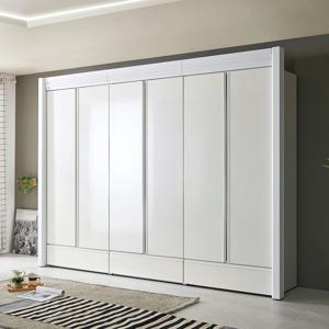 A104 하이그로시 화이트 10자 옷장