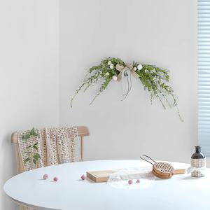 Bloom 설유화 화이트 그린 갈란드