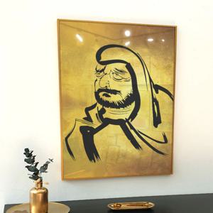풍수 돈 들어오는 황금 달마도 달마대사 그림 인테리어 액자