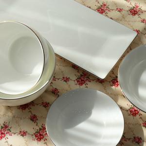 골드라인 본차이나 1인 그릇세트 5p