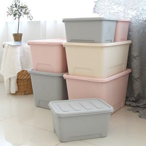 1+1 파스텔 수납 정리 리빙박스 5size 3colors