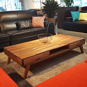 나왕 원목 서랍 수납형 인테리어 거실 소파 테이블 CL003