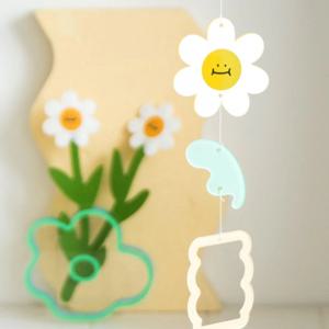 [해외] FAFA 파파 썬캐쳐 플라워 아크릴모빌 식물 인테리어