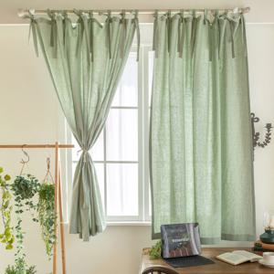 달콤한 컬러 코튼캔디 리본 커튼 4color 2size