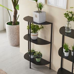 텔레스 철재 3단 다용도 반달선반 콘솔 500 중형 3colors