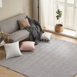 체크 시어서커 여름 점보 특대형 카페트 2size 2colors