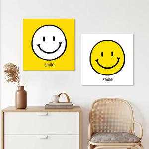 스마일 그림 인테리어 액자 - 드로잉 스마일