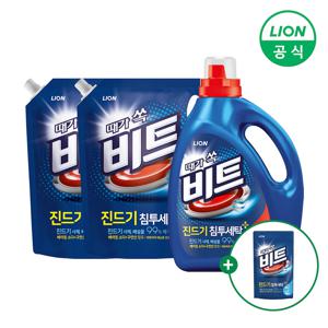 비트 진드기침투 액체세제 용기 3L 1개+리필 2L 2개+겸용300g 증정 (일반용)