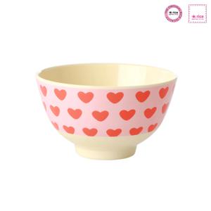 [해외] 멜라민 스몰 보울 밥공기 스윗하트 12cm