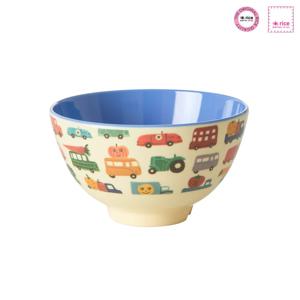 [해외] 멜라민 스몰 보울 밥공기 해피 카 12cm