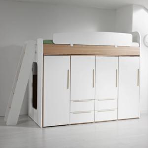 컨셉트MU-E118 사다리 침대 옷장 4개 세트 벙커침대 (매트리스 제외) 4colors