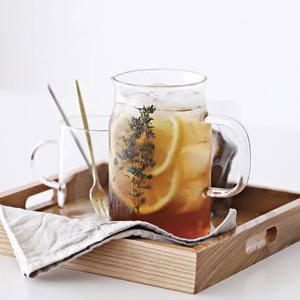 비라운드 카페 글라스 내열 유리 저그 물병 700ml