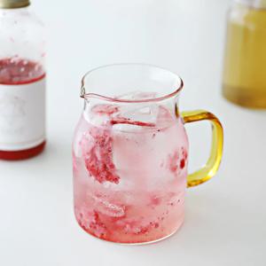 비라운드 카페 글라스 내열 유리 저그 물병 600ml