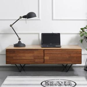 JF 메탈스 1050 천연무늬목 거실장 4colors