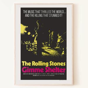 롤링 스톤즈 GIMME SHELTER 영화 포스터 (1970년)