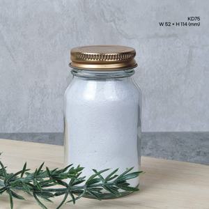 유리병 허브미니원형 KD100 허브 잼 양념 과일청 미니병