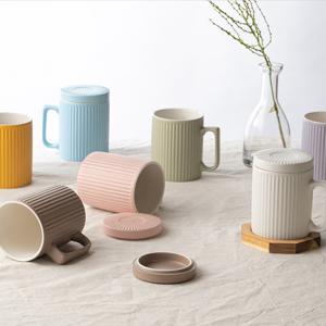 [리퍼] 마카롱 머그컵 예쁜머그잔 350ml 7color