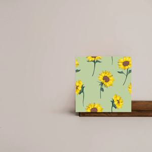 재물 운을 부르는 해바라기 풍수 아크릴 액자  NO.2 (정방형)