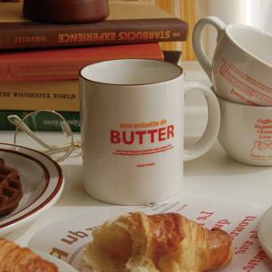 BUTTER mug 버터 머그 컵 홈카페