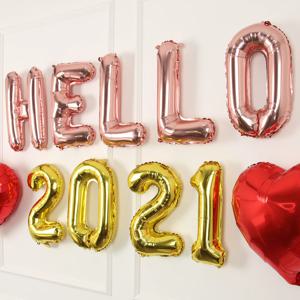 은박풍선 HELLO 신년파티 베이비샤워 출산