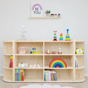 코코야 편백나무1200 3단교구책장+3단코너장2조