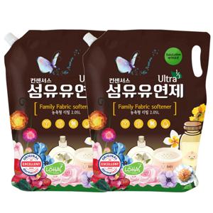 고농축 섬유유연제 베이비로션 2.05L x2개