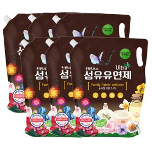 고농축 섬유유연제 베이비로션 2.05L x6개