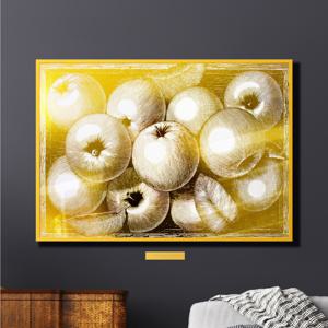 바구니안의 황금 사과 인테리어 액자