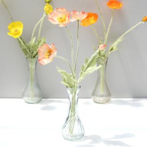 양귀비 조화 플리트 화병 세트_11colors