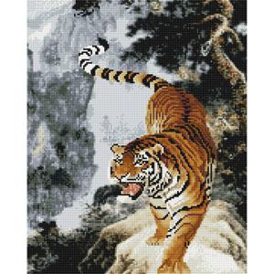 DIY 보석십자수 (캔버스형) 맹호 40X50cm