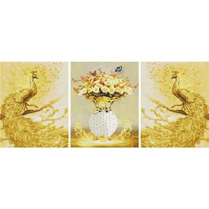 DIY 보석십자수 (캔버스형) 황금공작 (3단세트)