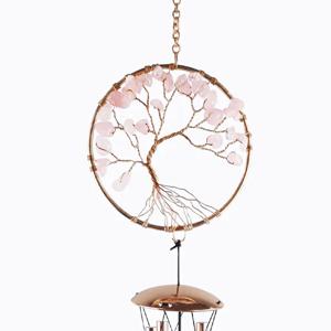 오로벨 행운의나무 로즈골드 봄 풍경종 윈드차임 집들이선물 행운종