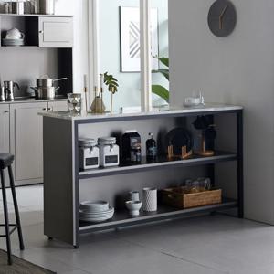 아델리오 대리석 메탈 아일랜드 식탁 1500