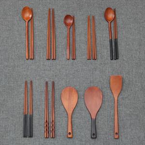 천연 옻칠 대추나무 수저세트 조리도구