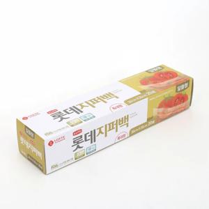 20매 롯데 지퍼백 알뜰형(특대) 가정용 지퍼락
