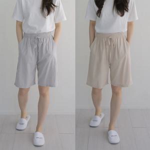 모달 세상편한 여자 남자공용 밴딩 실내복 잠옷바지 홈웨어 파자마 반바지,2colors
