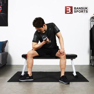 스케일 원터치 평벤치 접이식 벤치 아령 덤벨 바벨 헬스기구 플랫벤치