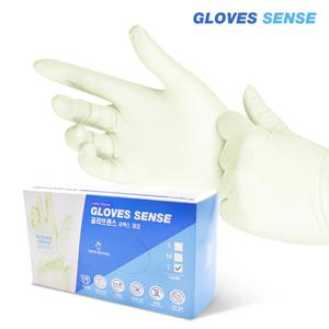 라텍스장갑 100매 위생장갑 식품용 주방 캠핑